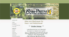 Desktop Screenshot of braupartner.de